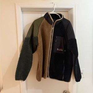 Men's Multicolor Fleece Jacket